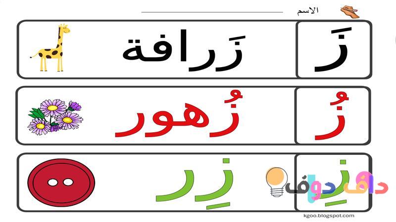 حرف الزا رحلة في عالم اللغة العربية