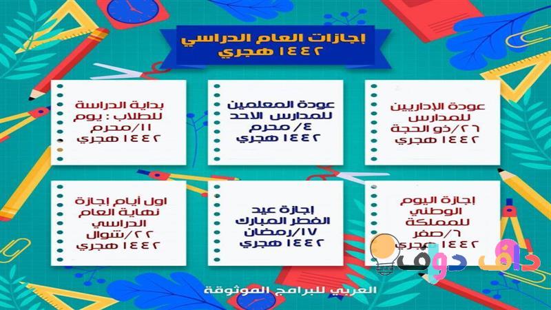 التقويم الدراسي ١٤٤٤ ١٤٤٥ دليلك الشامل للموسم الدراسي في السعودية